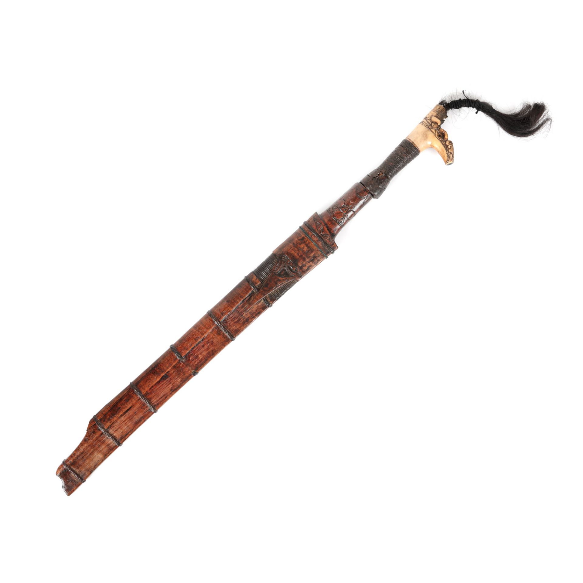 Parang Ilang, traditional sword of the Dayak people, Borneo, 18th-19th century - Image 3 of 4