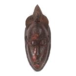 Punu African mask, Gabon, early 20th century, part of the collection of museologist Alexandru Marine
