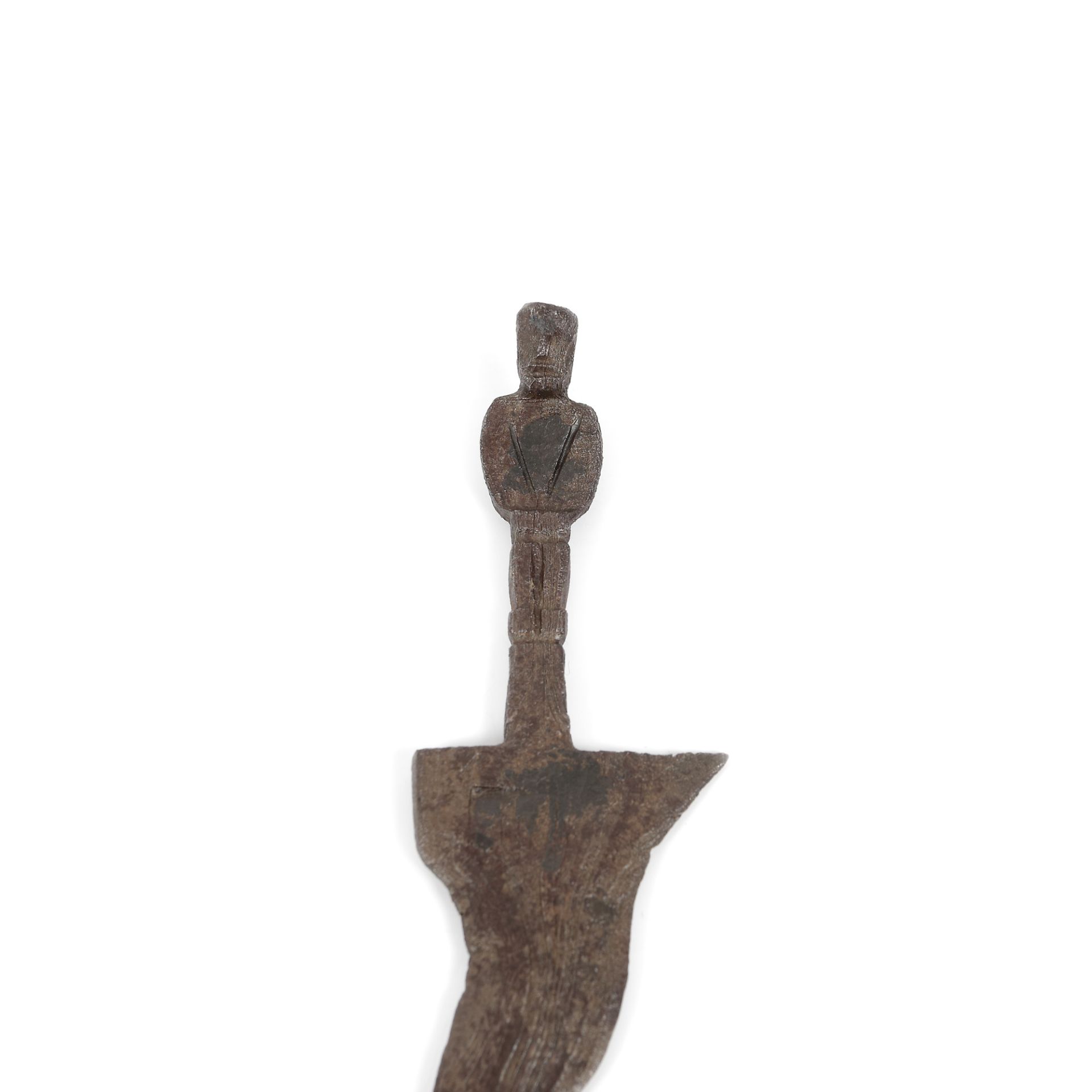 Indonesian Kris, handle decorated with protective deity, 19th century - Image 2 of 3