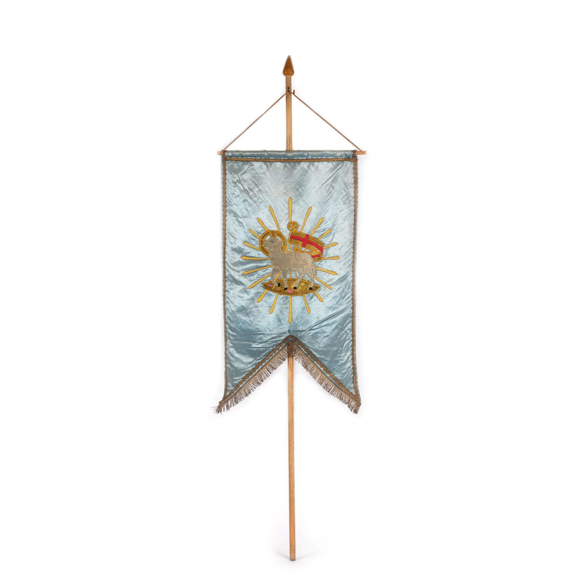 Catholic banner depicting the Holy Lamb