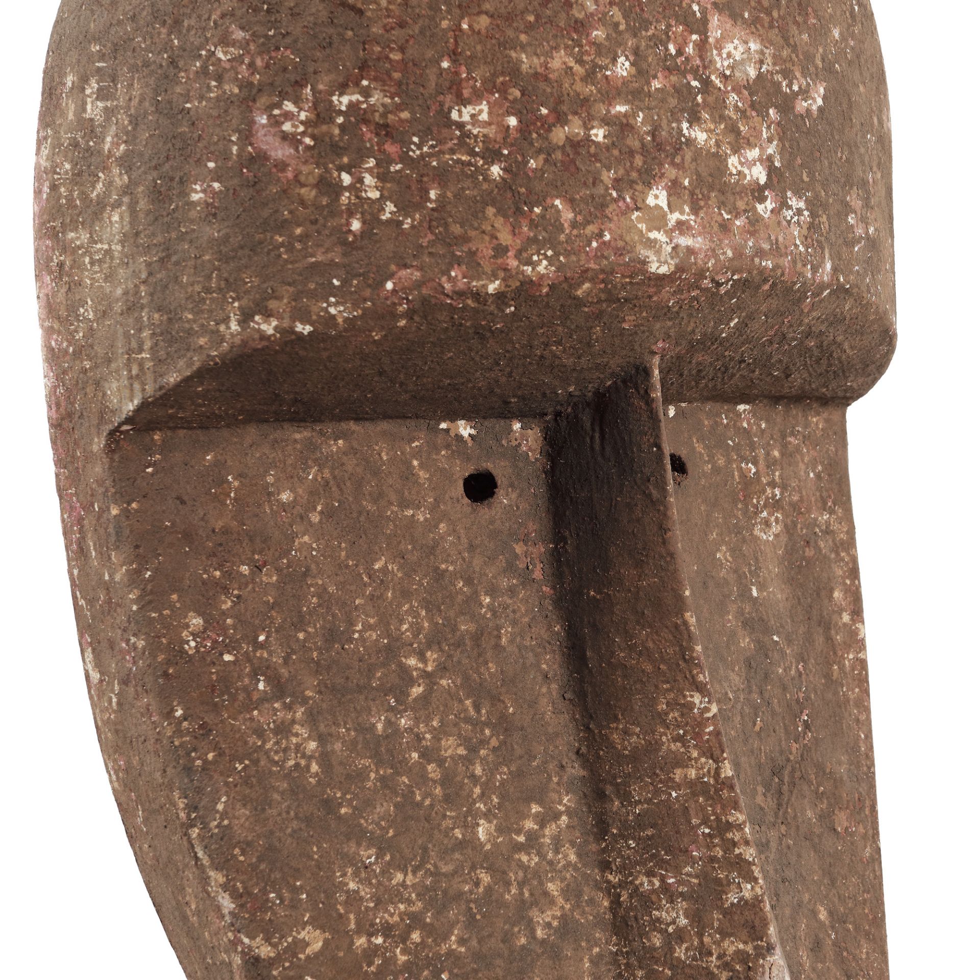 Stone mask, representing an idol, Indonesia, possibly the beginning of the 20th century - Image 3 of 3