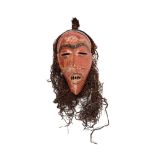 Chokwe African mask, Southwest Africa, early 20th century, part of the collection of museologist Ale