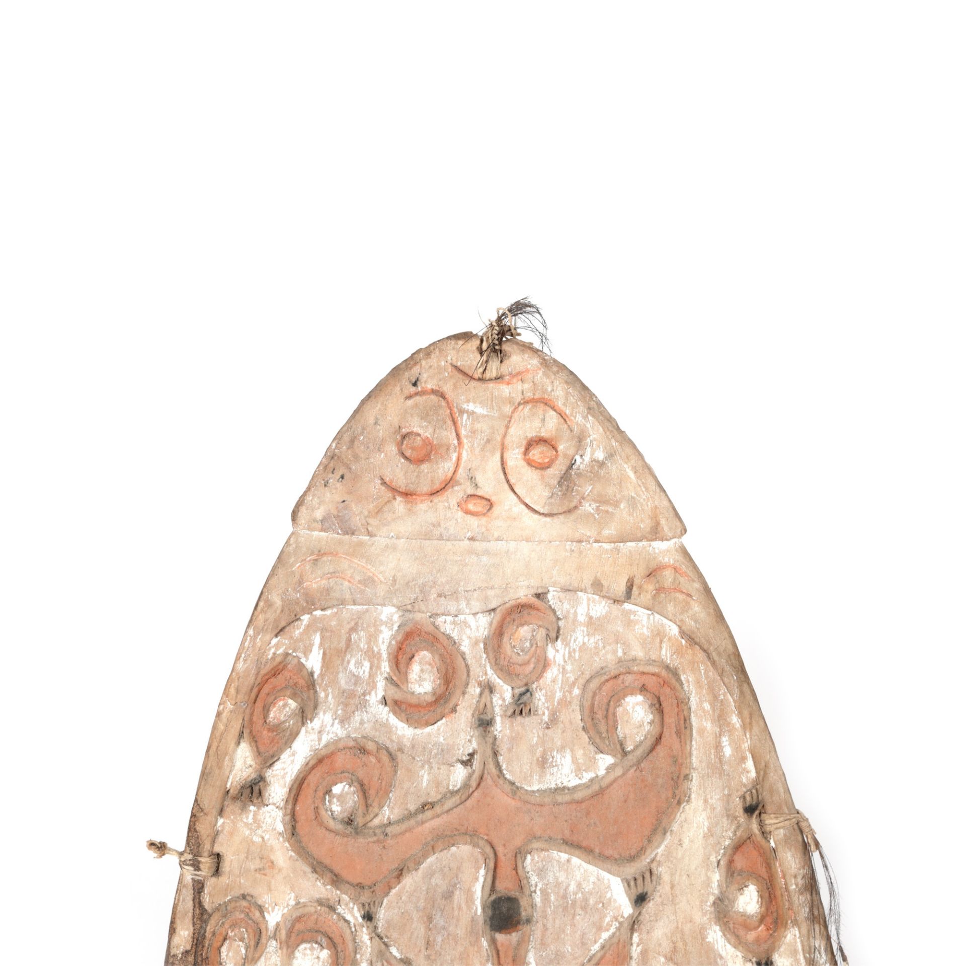 Painted wooden Awyu shield, Papua New Guinea, early 20th century - Image 2 of 4