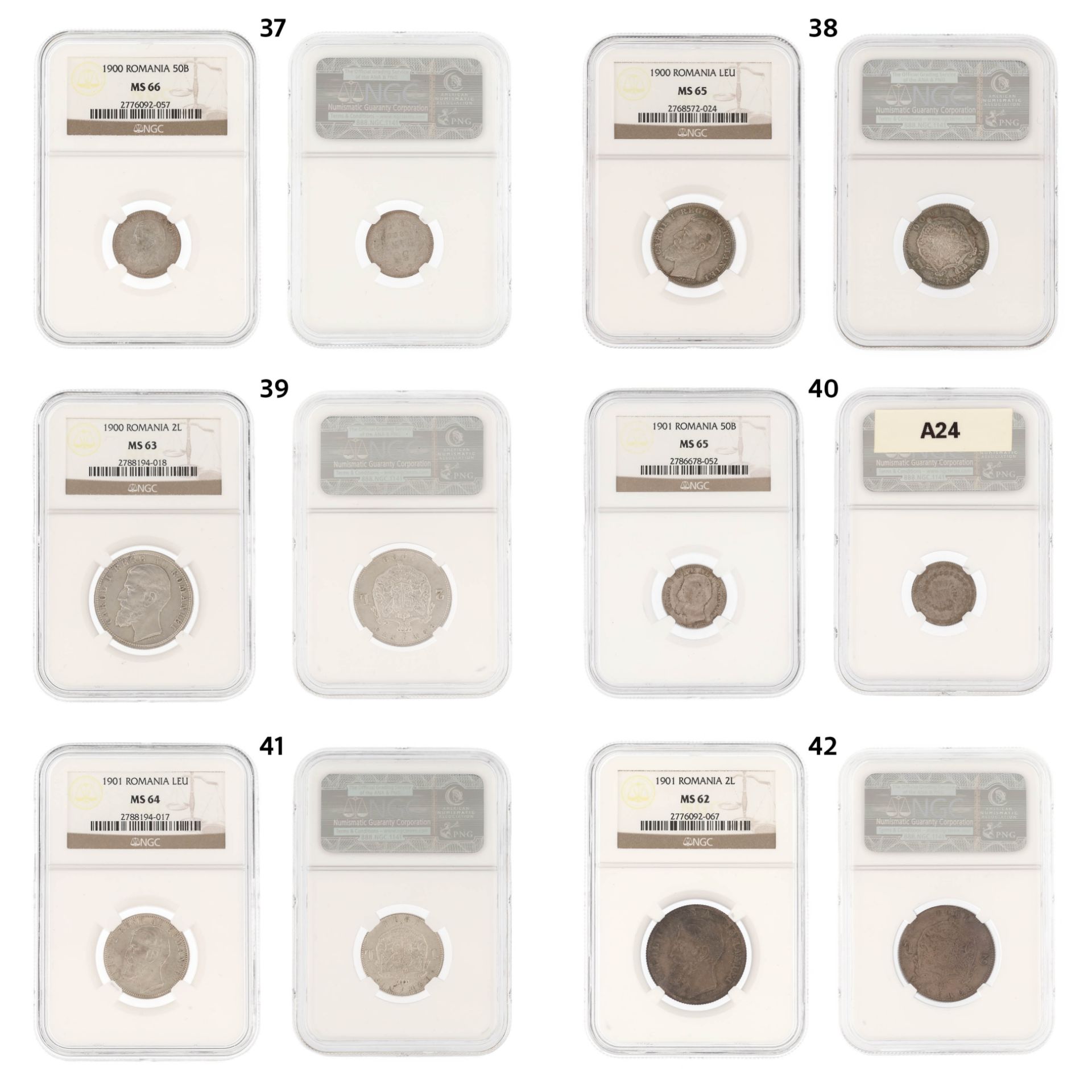 Unique lot, integral, numismatic collection, 133 pieces, mostly silver, Romania, 1867-1982 - Image 8 of 29