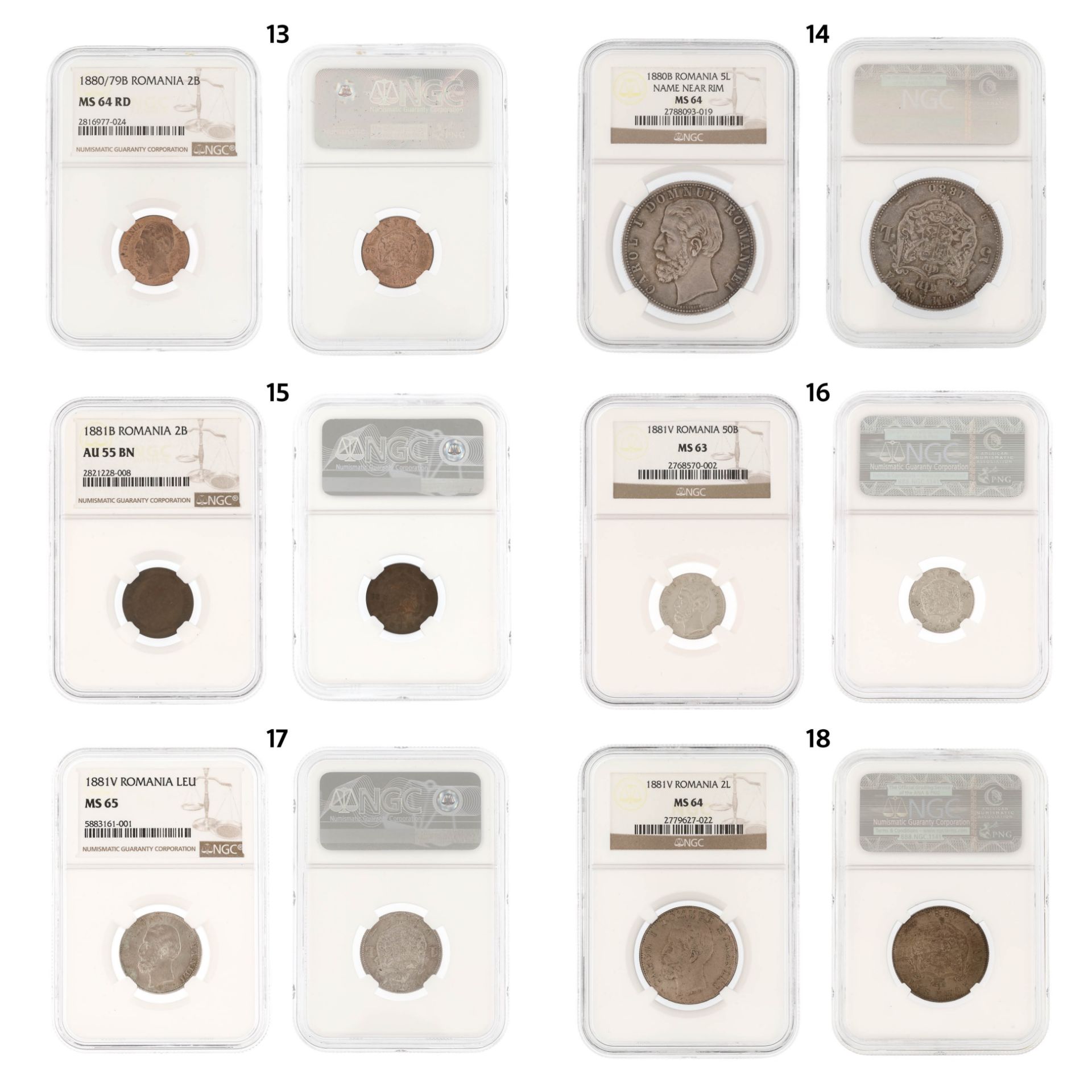Unique lot, integral, numismatic collection, 133 pieces, mostly silver, Romania, 1867-1982 - Image 5 of 29