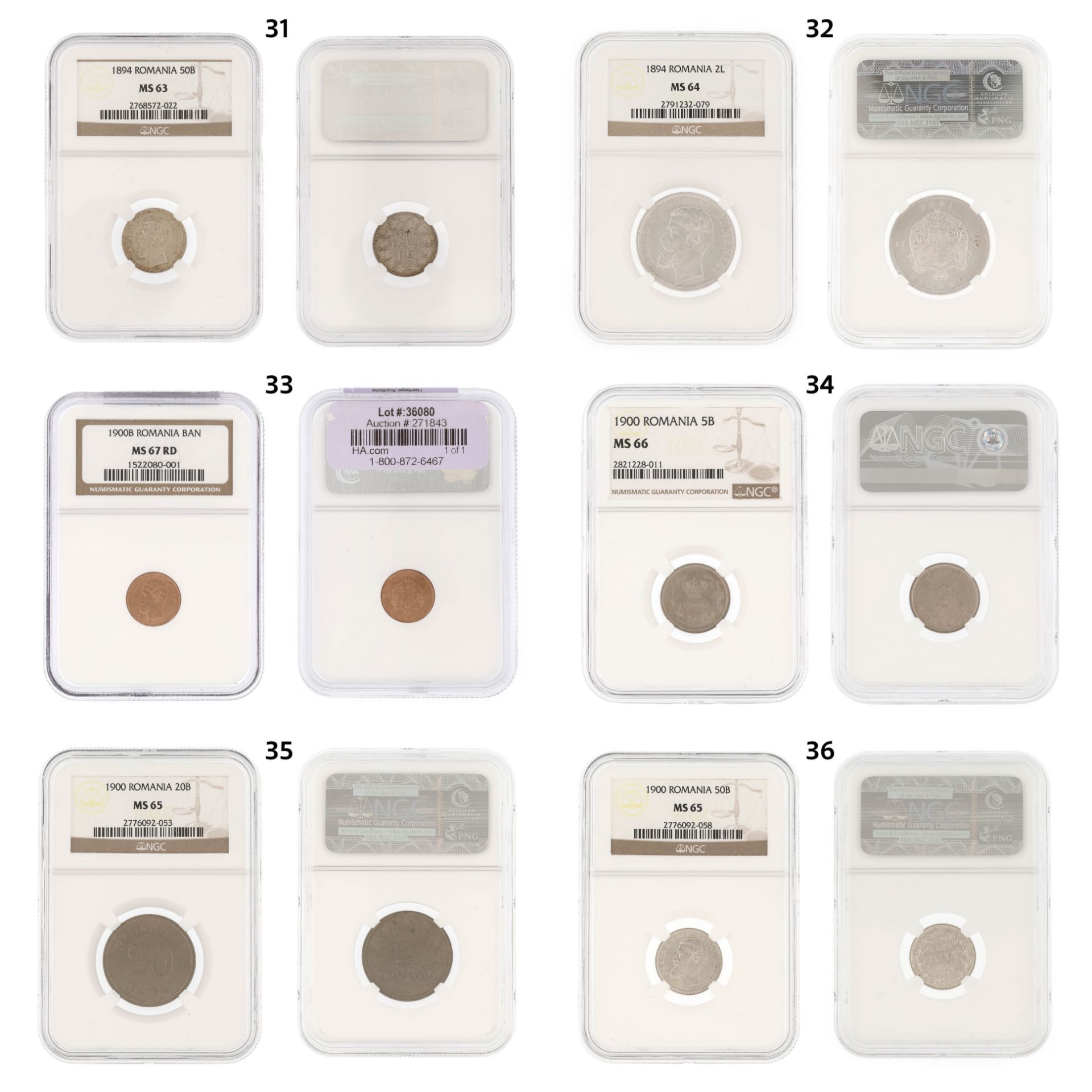 Unique lot, integral, numismatic collection, 133 pieces, mostly silver, Romania, 1867-1982 - Image 7 of 29