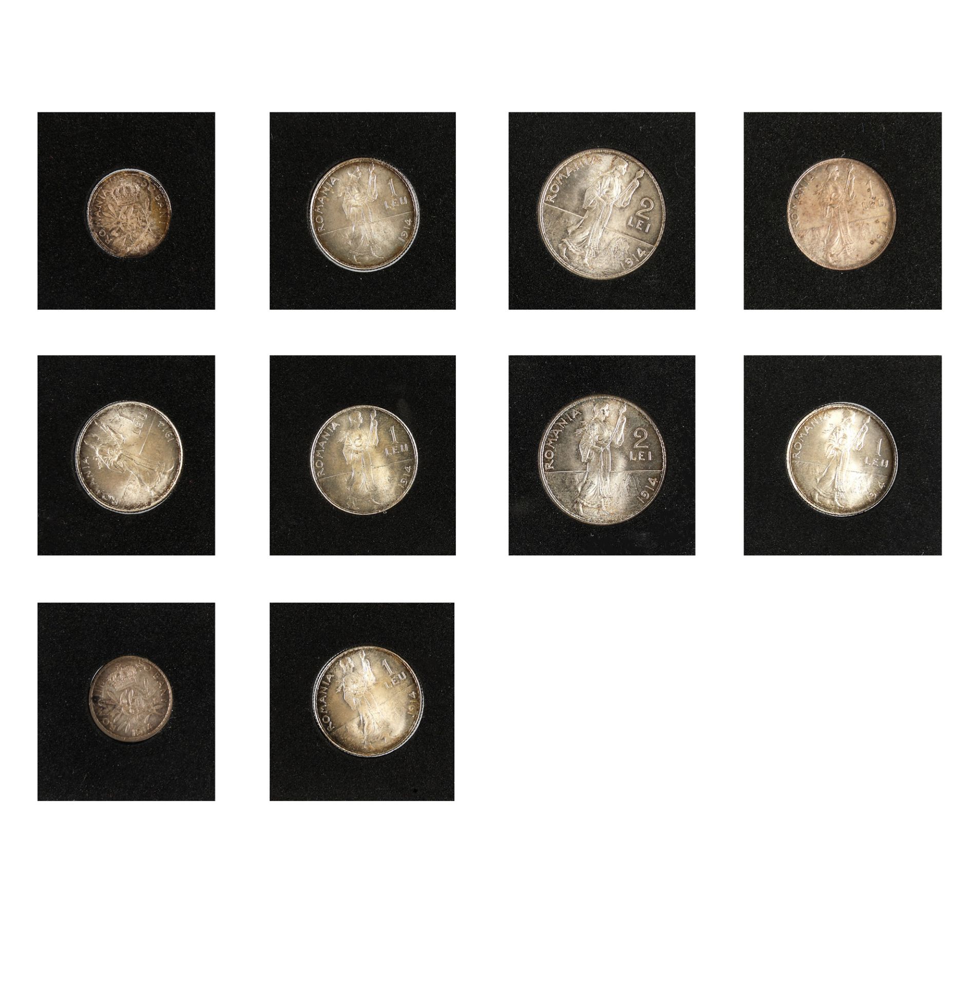 Lot consisting of fifty-eight coins, Carol I King period, 1900-1914 - Image 5 of 9