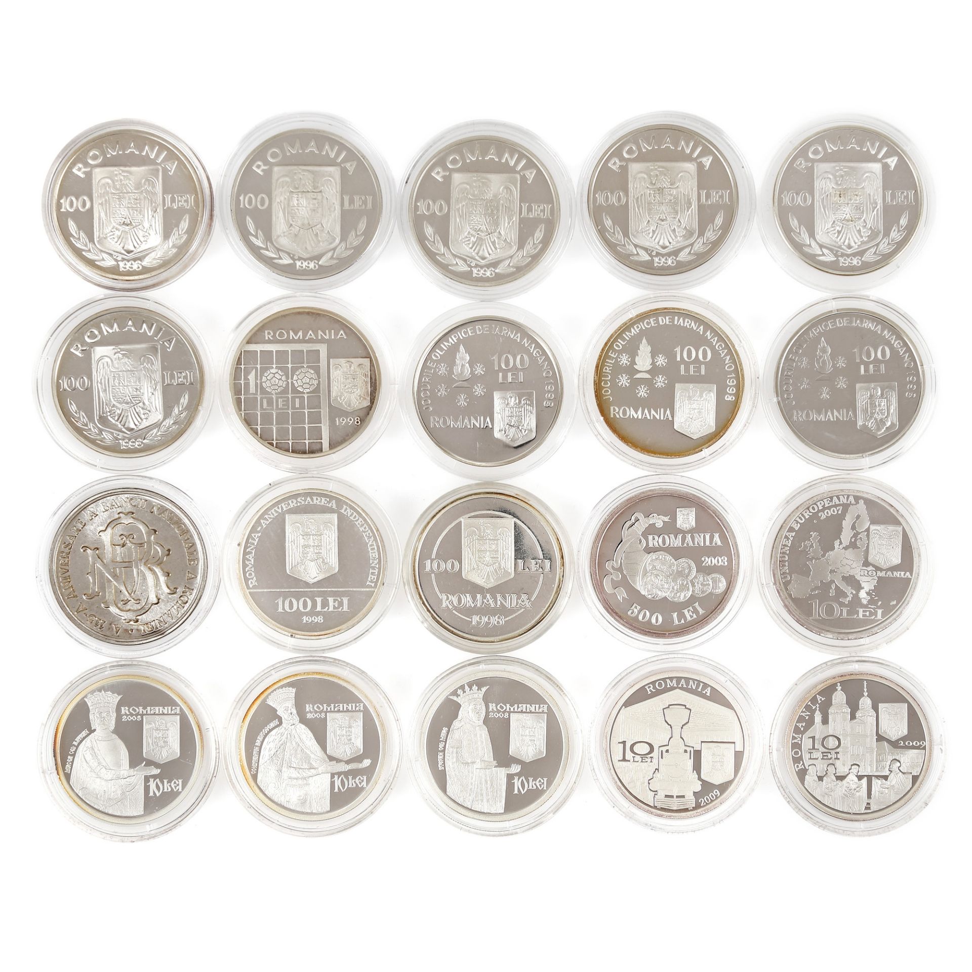 Lot of twenty BNR commemorative coins, silver - Image 2 of 2
