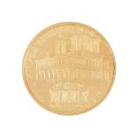 BNR commemorative gold coin, The Holy Great Sovereigns Constantine and Helena - Patriarchal Cathedra