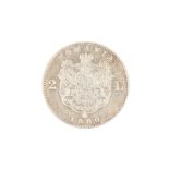 2 Lei 1900 coin, silver