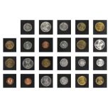 Lot consisting of twenty-three coins, 10 Lei 1990, 10 Lei, 20 Lei, 50 Lei, 100 Lei 1991, 1 Leu, 5 Le