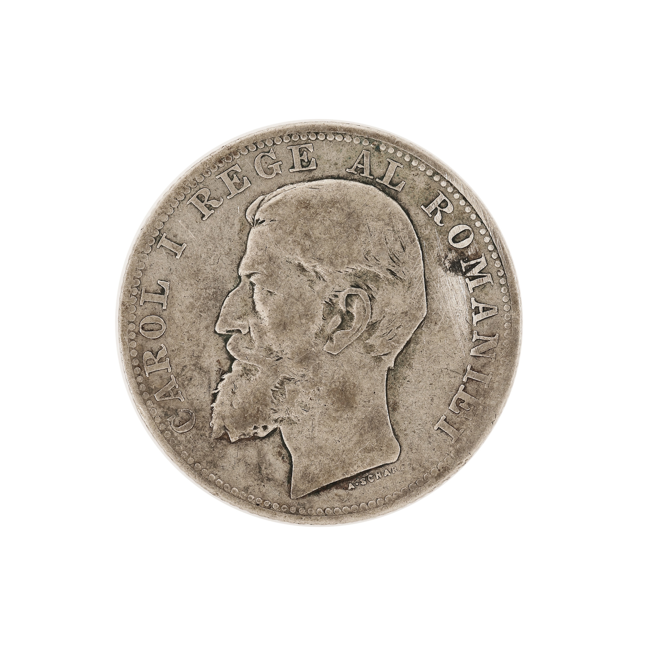 2 Lei 1894 coin, silver - Image 2 of 2