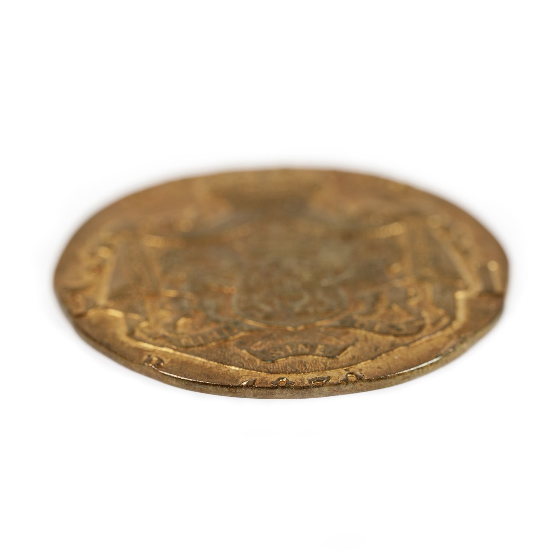 Monetary sample for the 5 Lei coin, 1879, absolute rarity - Image 3 of 3