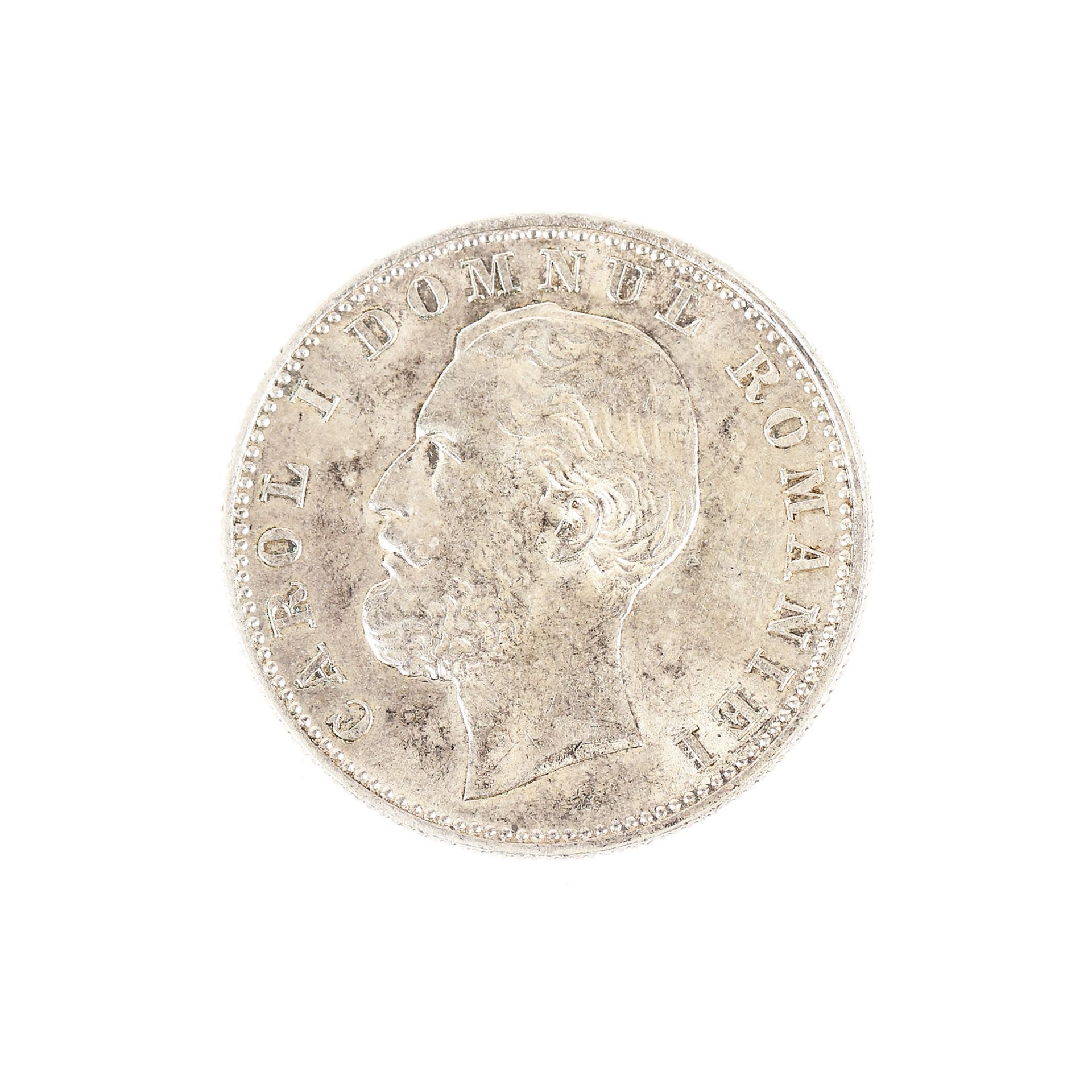 1 Leu 1870 coin, silver - Image 2 of 3