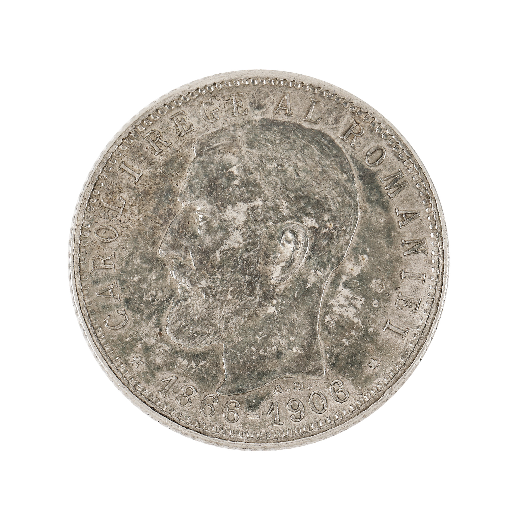 1 Leu 1906 coin, silver - Image 2 of 2