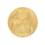 25 Lei 1922 coin, gold