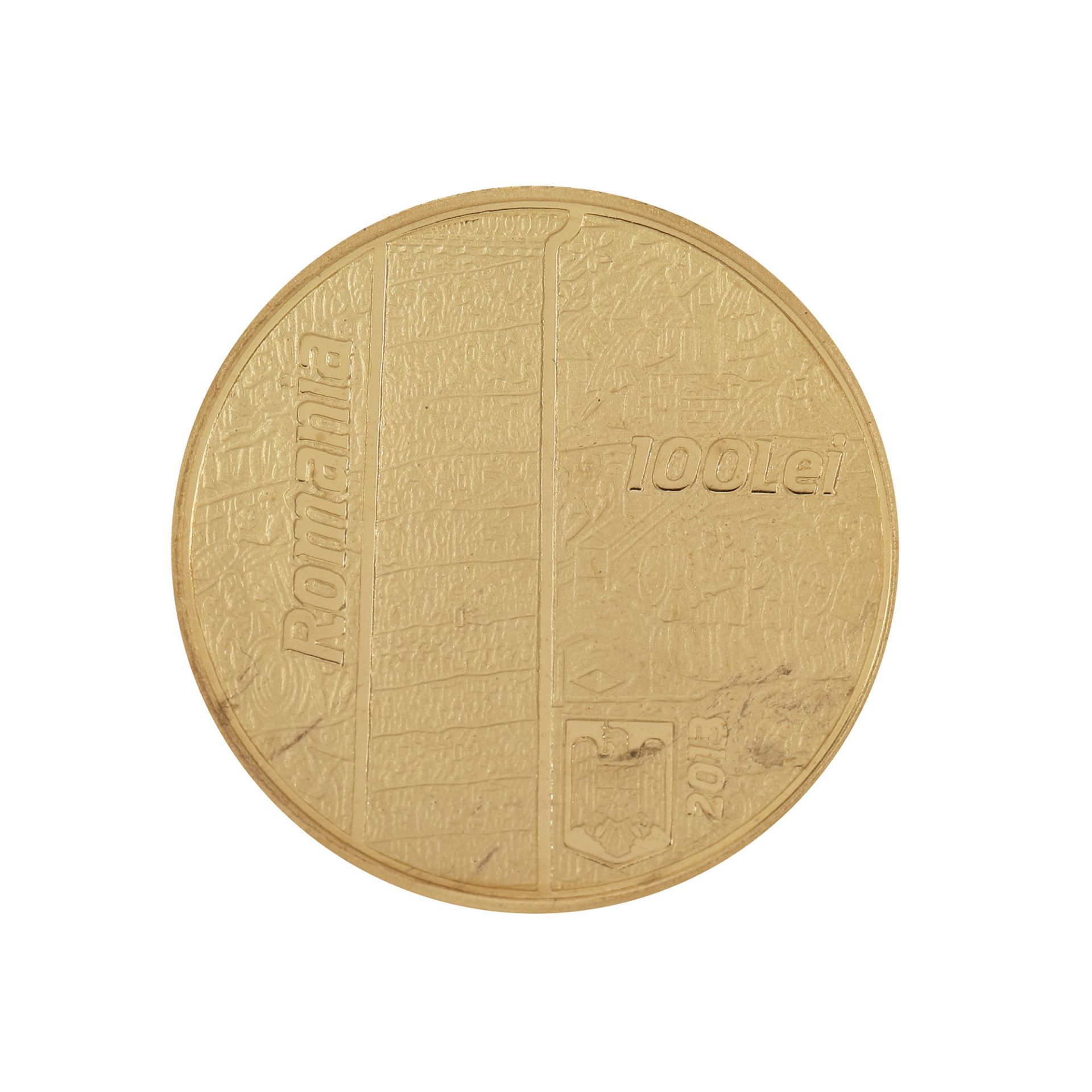 BNR commemorative gold coin, Trajan's Column, 2013 - Image 2 of 2