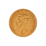 20 Lei 1883 coin, gold