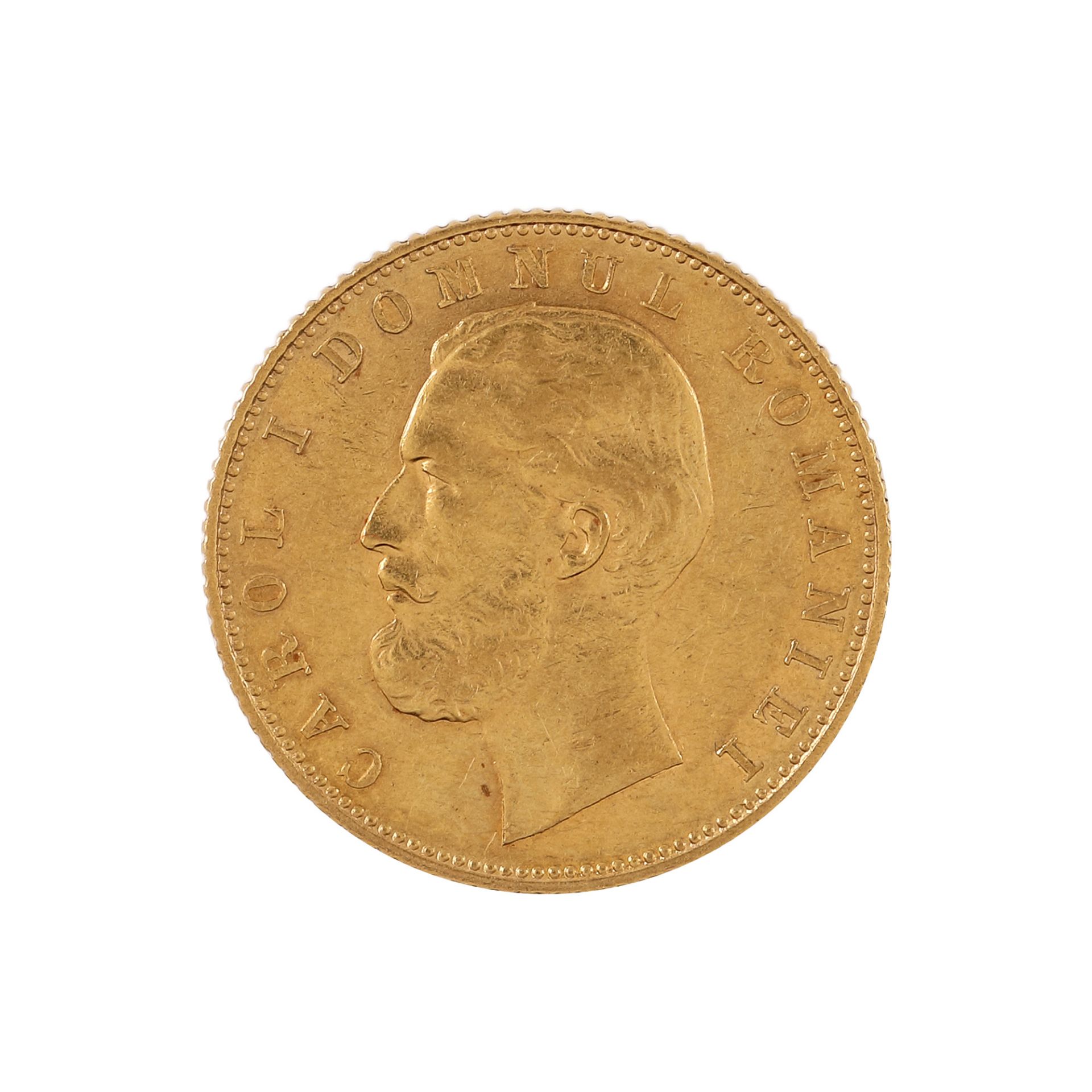 20 Lei 1870 coin, gold