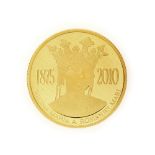 BNR commemorative gold coin, Queen Mary, 2010