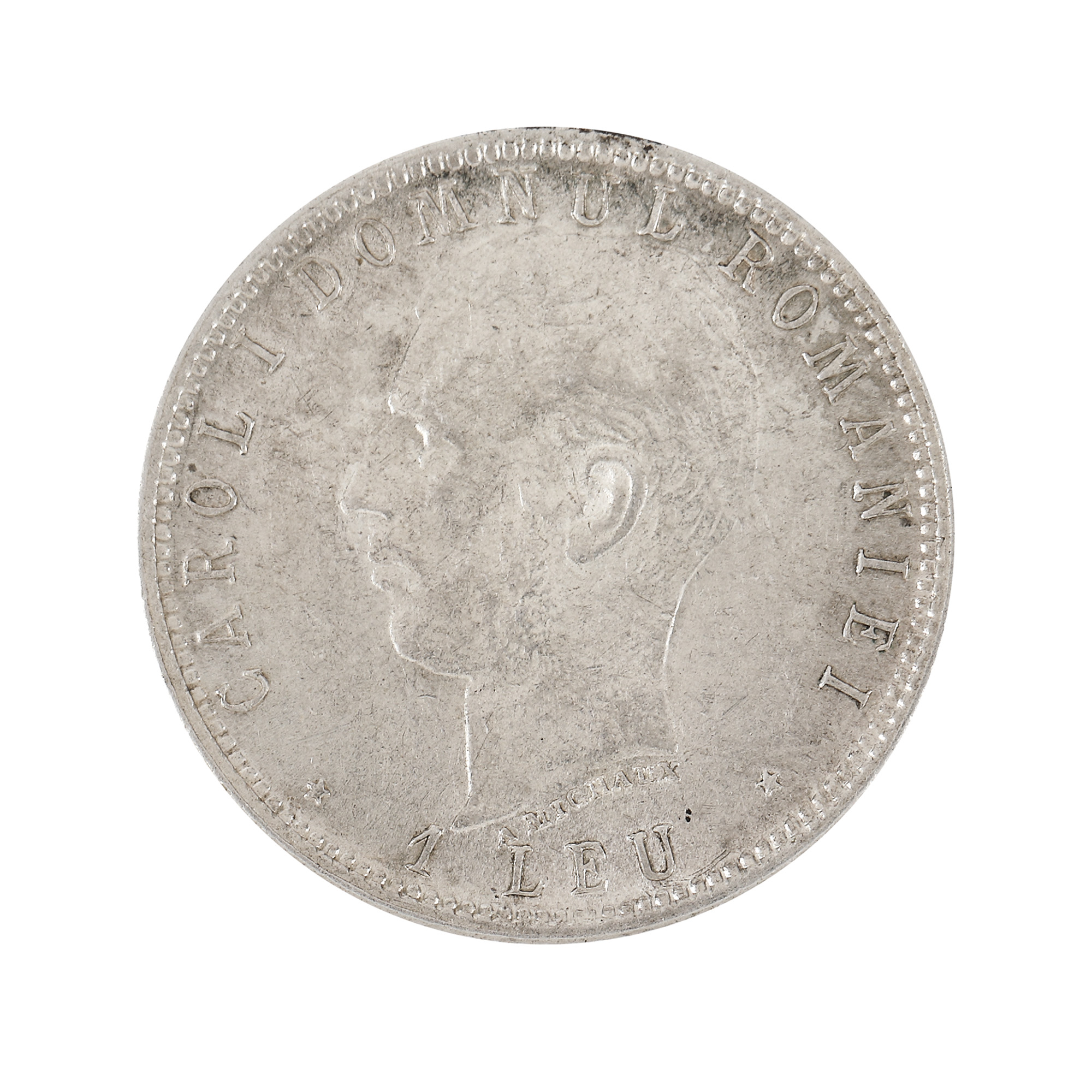 1 Leu 1906 coin, silver