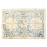 10 Lei 1877 banknote - mortgage note