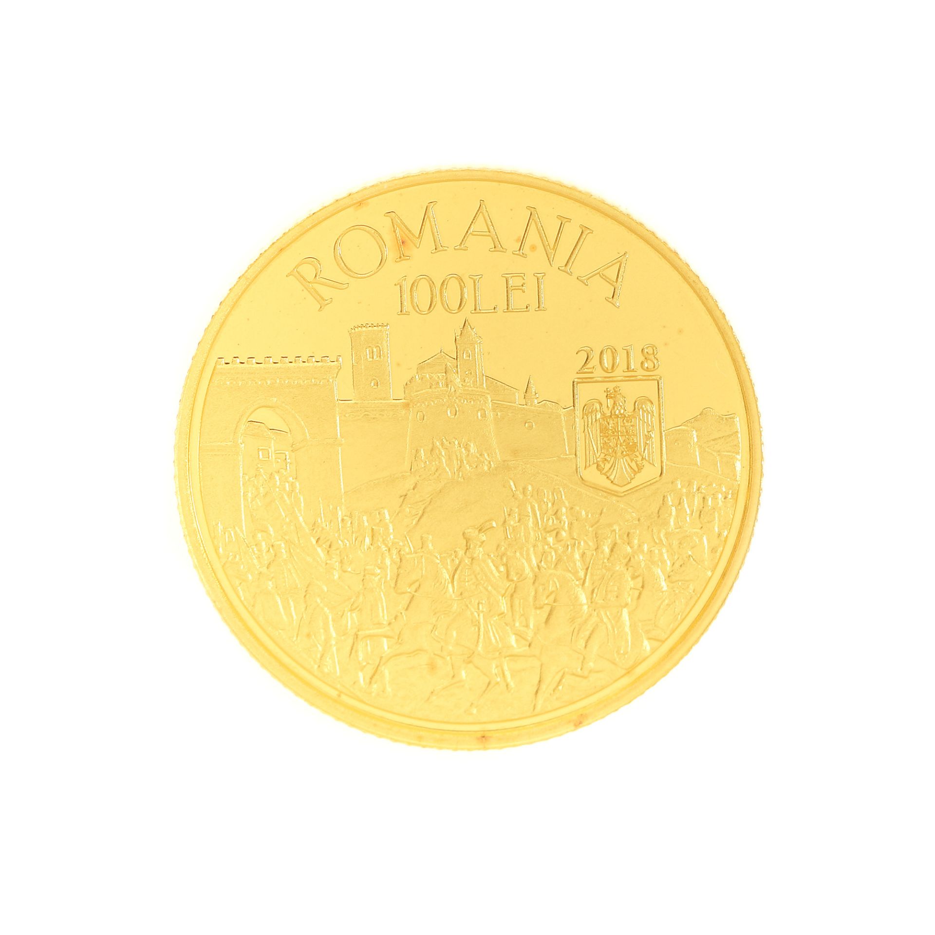 BNR commemorative coin, Michael the Brave, 2018, gold - Image 2 of 2