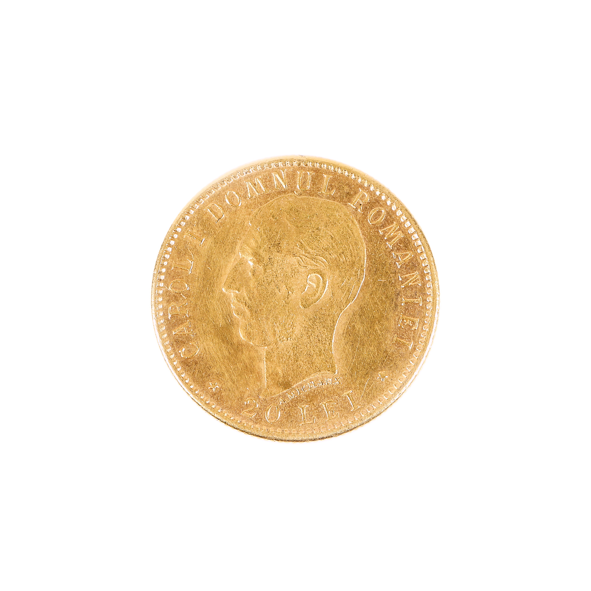 20 Lei 1906 coin, gold - Image 3 of 3