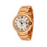 Cartier Ballon Bleu wristwatch, rose gold, women