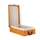 Louis Vuitton orange suitcase, approx. 1915-1920