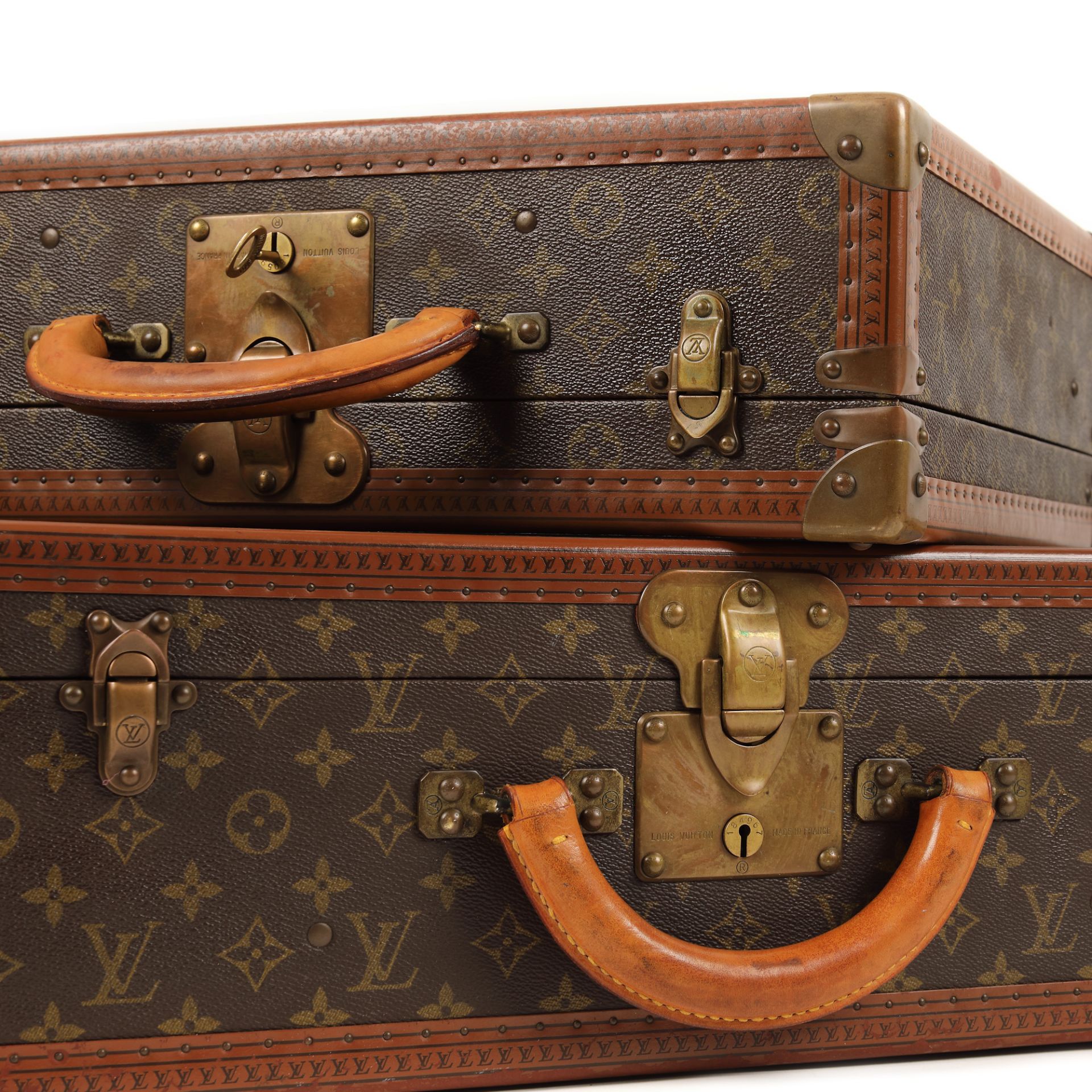 Pair of Louis Vuitton suitcases for travel - Image 7 of 8
