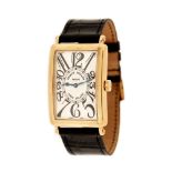 Franck Muller Long Island wristwatch, gold, men, guarantee certificate