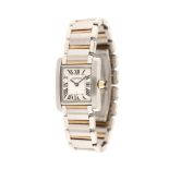 Cartier Tank Française wristwatch, steel and gold, women