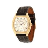 Chopard Tonneau Power Reserve wristwatch, gold, men