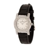 Carl F. Bucherer Pathos wristwatch, white gold, women, adorned with diamonds