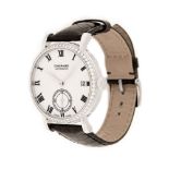 Chopard Classic wristwatch, white gold, unisex, decorated with diamonds