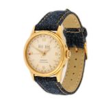 Movado 1881 Calendomatic Commemorative wristwatch, gold, unisex