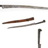 Flyssa dagger, with sheath, Algeria, late 19th century