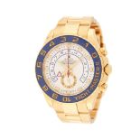 Rolex Yacht-Master wristwatch, gold, men, guarantee card