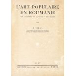 "Arta popular? în România", by Nicolae Iorga, French, Paris, 1923