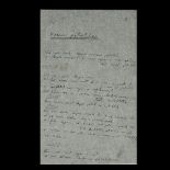 "Poem petrolifer" manuscript, by Geo Bogza, published in Unu magazine, no. 49, 1932, from the collec
