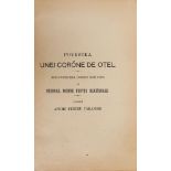 "Povestea unei coroane de o?el", by George Co?buc, editio princeps, Bucharest, 1899, with ex-libris