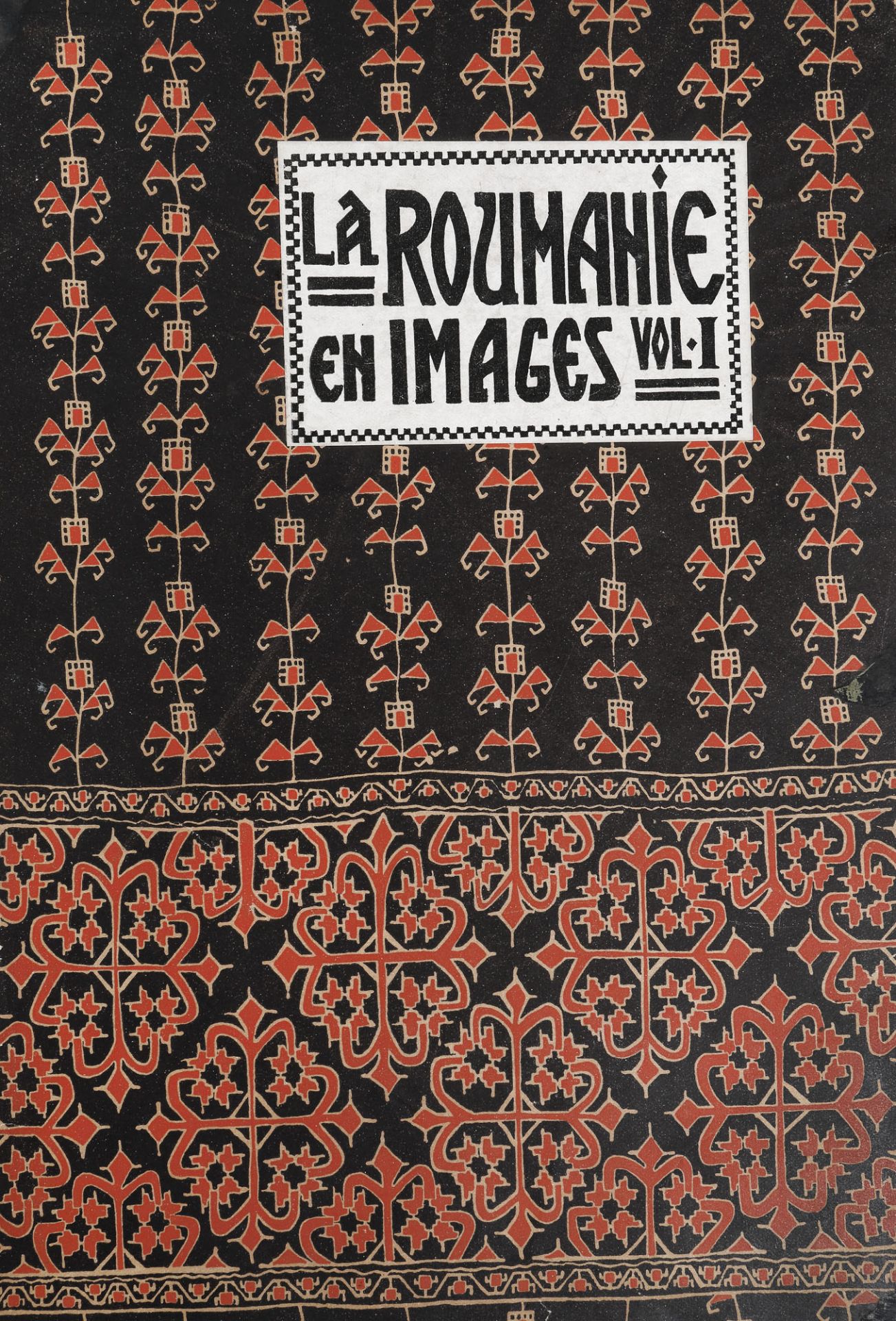 "România în imagini", by M.P.A., first volume, French, Paris, 1919, with the author's dedication to