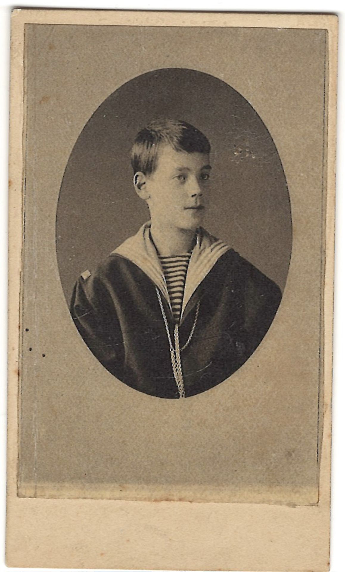 [Russian Empire. Romanov]. Visiting card of Grand Duke Michael Alexandrovich of Russia. Photoprint. 