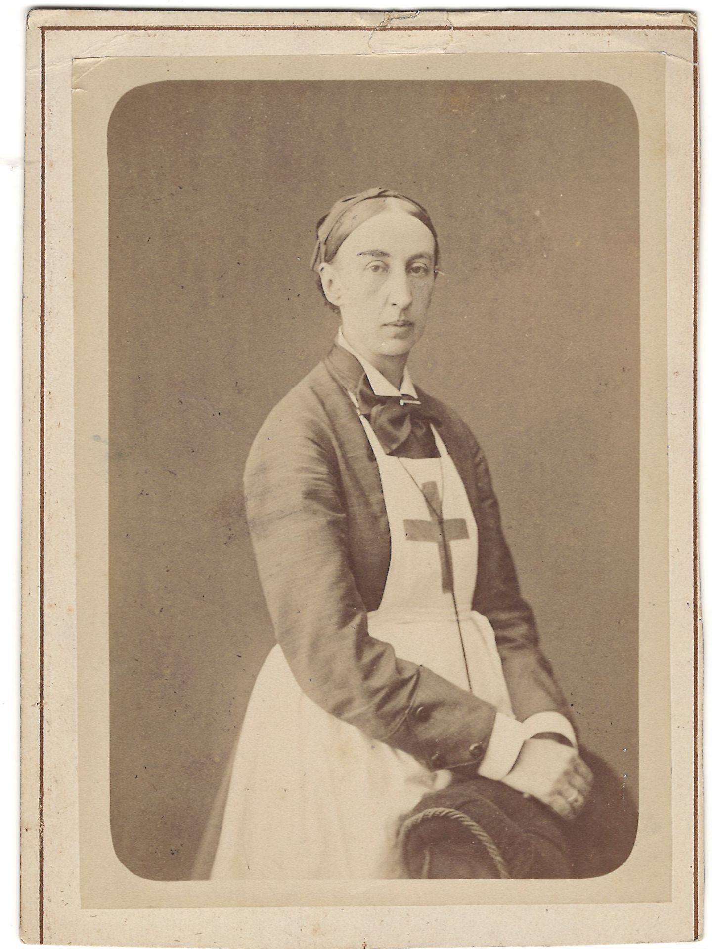 [Russian Empire]. Westly, E. Cabinet portrait of N.A. Sheremeteva. Photograph. [Late 19th century]. 