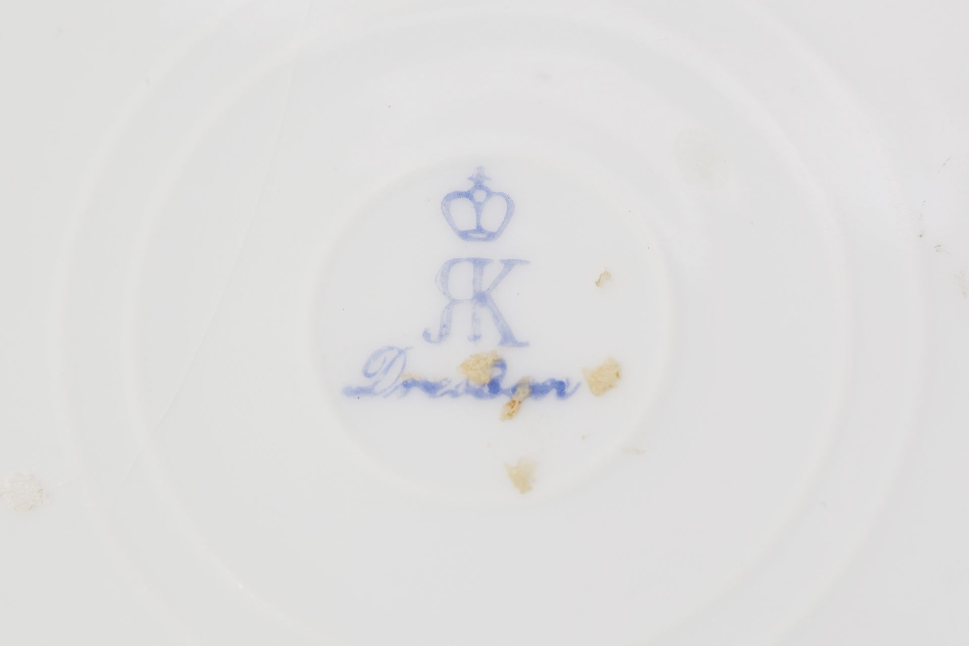 [Russian]. Wagner. Porcelain plate "Marie-Antoinette". Germany, Dresden. 1900s.  - Bild 4 aus 4