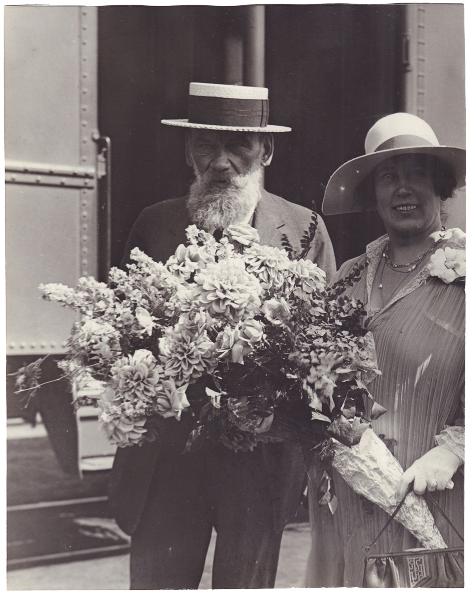 Photograph "Ilia Tolstoy in Los-Angeles". 1920s. 