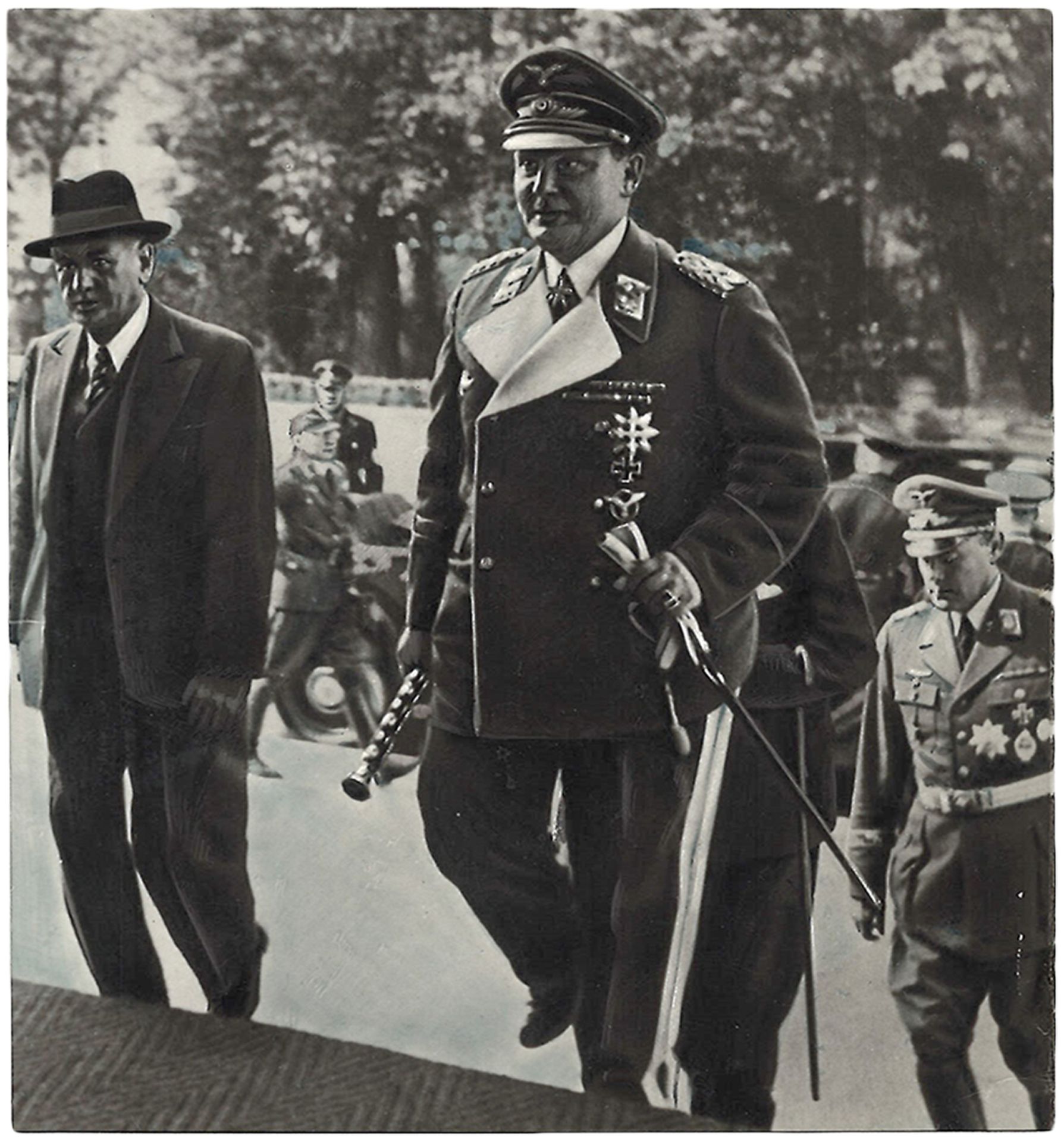 Hermann Gering. Germany. 1940s. Press photo. 17x12 cm.