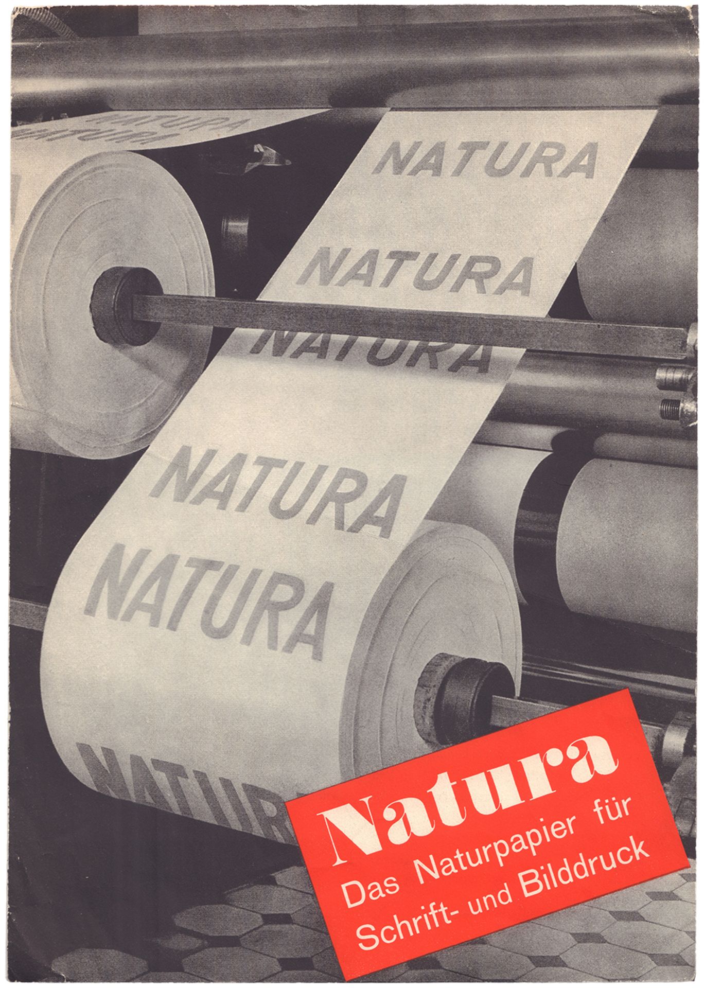 Natura. Das Naturpapier f?r Schrift- und Bilddruck. [Germany, 1920s].