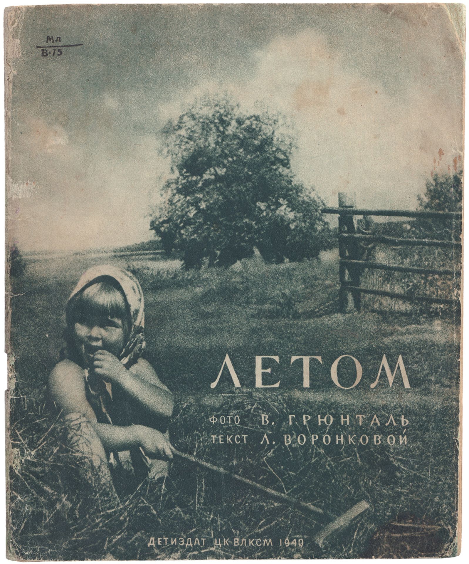 [Soviet] Voronkova, L.F. In The Summer [Stories] / Photo by V.Gruntale ; Text by V.Voronkova. â€“ Mo
